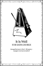 It Is Well SATB choral sheet music cover